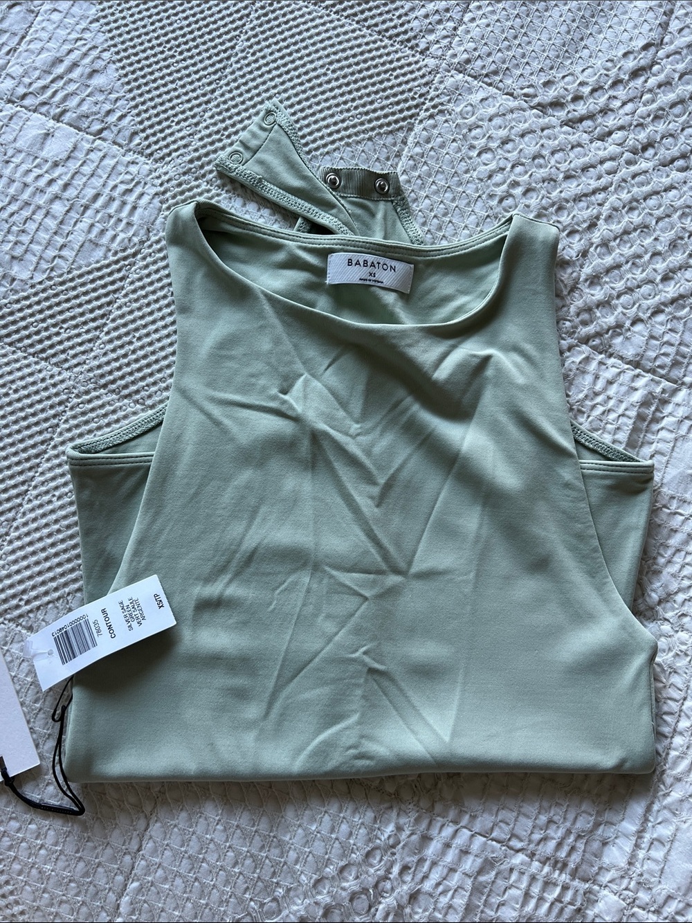 Babaton Silver Sage Green Bodysuit